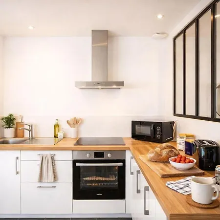 Havre De Paix Lumineux Et Cosy Au Calme Proche Du Centre Avec Tv Et Wifi Apartamento